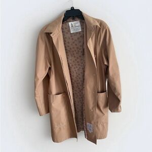 London Fog Maincoats Trench Coat 14 Long Beige